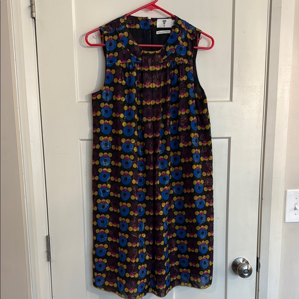 Anna Sui Colorful Sleeveless Dress